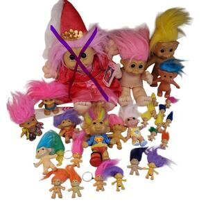 Vintage Trolls Russ Rare Lot of 27 Rare Alien Troll Doll